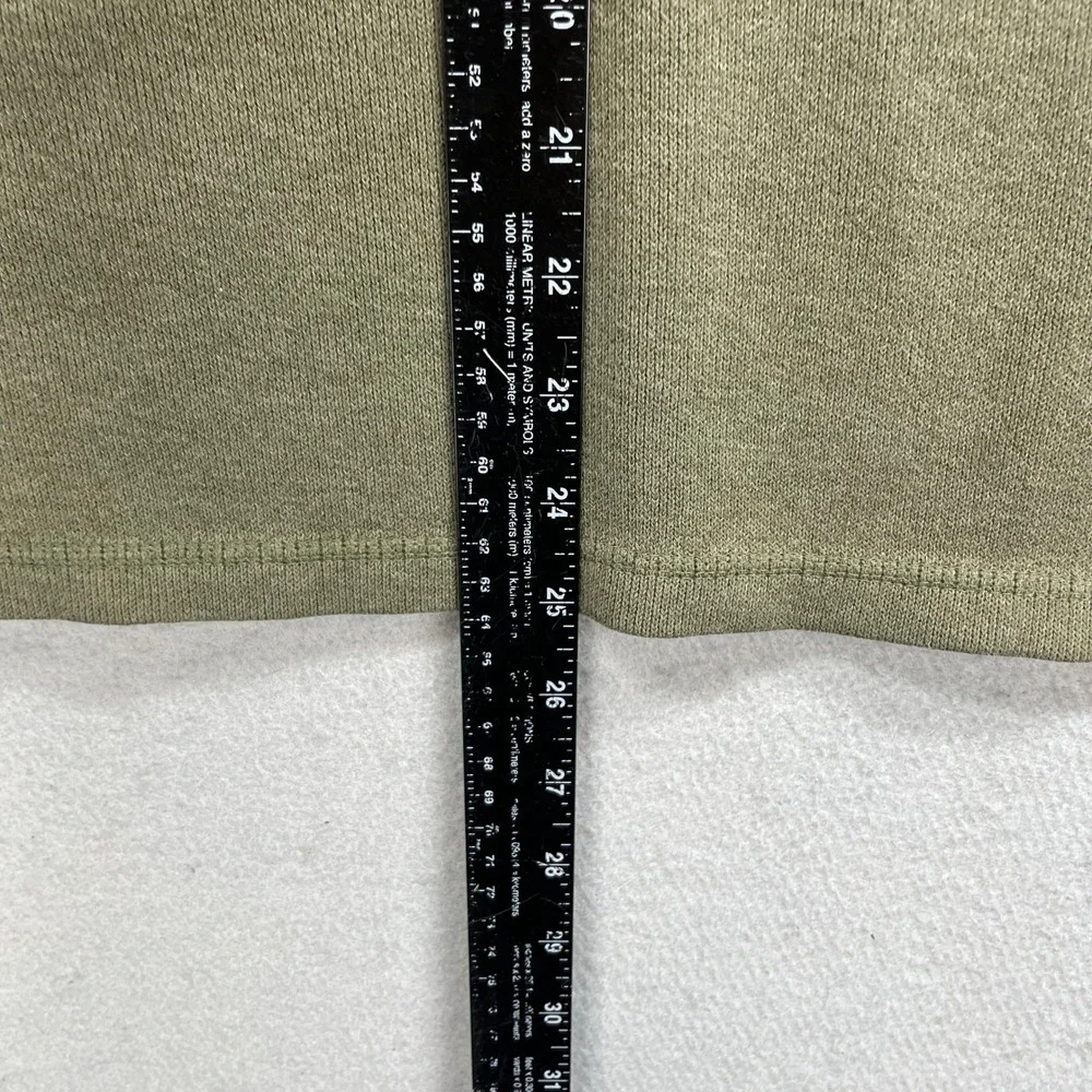 Banana Republic Sweater Mens XL Quarter Zip Olive Green Preppy Ribbed Outdoor